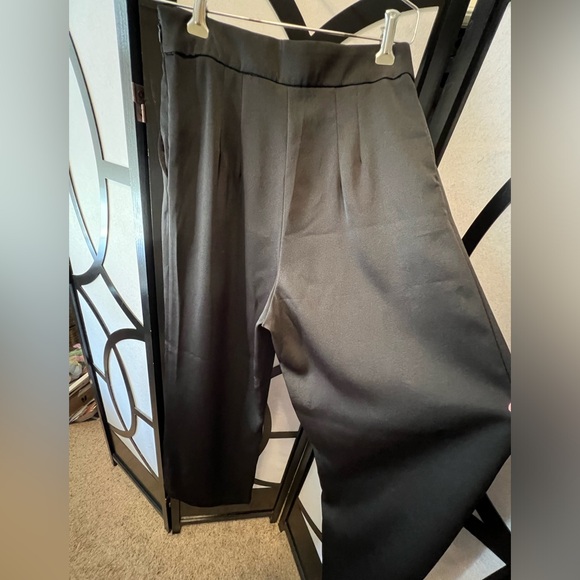 Silky wide leg trousers size small - Picture 3 of 6